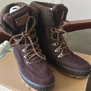 Sperry Torrent Winter Brown Lace Up Boots
